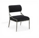 Bastille - Upholstered Dining Side Chair (Set of 2) - Silver Frame