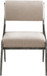 Bastille - Upholstered Dining Side Chair (Set of 2) - Silver Frame