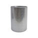 Modern Round Accent Table With Hammered Surface
