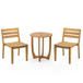 Outdoor 3 Pieces Dining Set - Teak