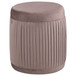 Pescadero - Round Upholstered Ottoman - Mauve