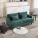 Mid Century Modern Fabric Loveseat Sofa, 2 Seat Upholstered Couch