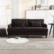 Mid Century Modern Fabric Loveseat Sofa, 2 Seat Upholstered Couch