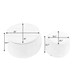 Round Storage Ottoman, 2 In 1 Function, End Table And Ottoman
