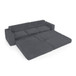 Modern Minimalist L Shape Modular Sectional Sofa, Couch