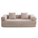 Floor Couch, Convertible Floor Sofa Bed With Pillow Back Support Armrest