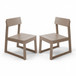 All Weather Patio Dining Chairs (Set of 2)