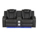 Benz - Power Reclining Loveseat & LED Lighting And Built In USB