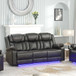 Challenger - LED Power Recliner Sofa