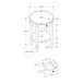 Accent Table, 2 Tier, Transitional - Espresso