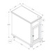 Accent End Table, Storage, Traditional - White