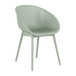 2 Piece Durable Single Chair With Hollow Out Design