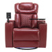 270 Degree Swivel Power Recliner With Tray Table, Phone Holder, Cup Holder, USB Port
