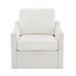 Swivel Arm Chair With USB Type-C Charging And Book Pocket