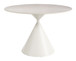 Plinn - Dining Table - Light Beige / White