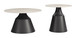 Camella - Coffee Table Set - Light Beige / Black