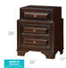 LaVita - Nightstand - Cappuccino