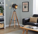 Ahoy - Industrial Floor Lamp - Natural / Antique