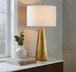 Pompeii - Contemporary Table Lamp - Gold / White