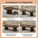 Oval Coffee Table For Living Room - Walnut