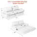 Queen Pull Out Bed, 3 In 1 Convertible Sleeper Sofa