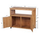 Patio Bar Table Set With Storage