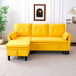 L-Shaped Reversible Chaise Sectional Sofa With Storage