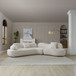 Modern Curved Modular 5 Seater Sofa