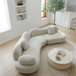Modern Curved Modular 5 Seater Sofa