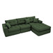 Corner Chaise L-Shaped Sectional Sofa Bed