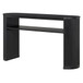 Console Table With Fluted Legs, Open Shelf