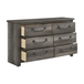 Amelia Bedroom Set in Grayish Brown