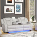 Benz - Power Reclining Sofa With LED Lighting