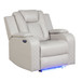 Benz - LED & Power Recliner Chair With Adjustable Headrest
