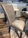 Side Chair (Set of 2) - Gray Synthetic Leather & Black ON CLEARANCE SOLD AS IS