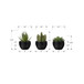 Artificial Succulent Plants (Set of 3)