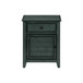 Accent Table With Storage Drawer - Blue