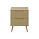 Accent Table With Storage Drawers - Natural