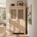 Arden - 2 Door Bookcase Storage Cabinet - Natural