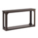Console Table With Open Arch Cutouts For Living Room Hallway - Espresso