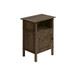 Transitional Accent Table With Storage