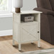 Transitional Accent Table With Storage