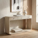 onsole Table With 3 Drawers And Display Shelf