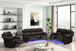 Aiden 3PC Reclining Set in Leather Gel by Happy Homes
