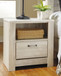 Bellaby - One Drawer Night Stand - Whitewash