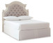 Realyn - Full UPH Panel Headboard - Chipped White