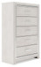 Altyra - Five Drawer Chest - White