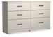 Stelsie - Six Drawer Dresser - White