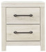 Cambeck - Two Drawer Night Stand - Whitewash