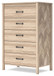 Battelle - Five Drawer Chest - Tan